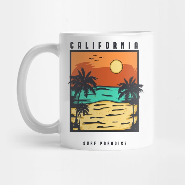 California Surf Paradise by retroparks